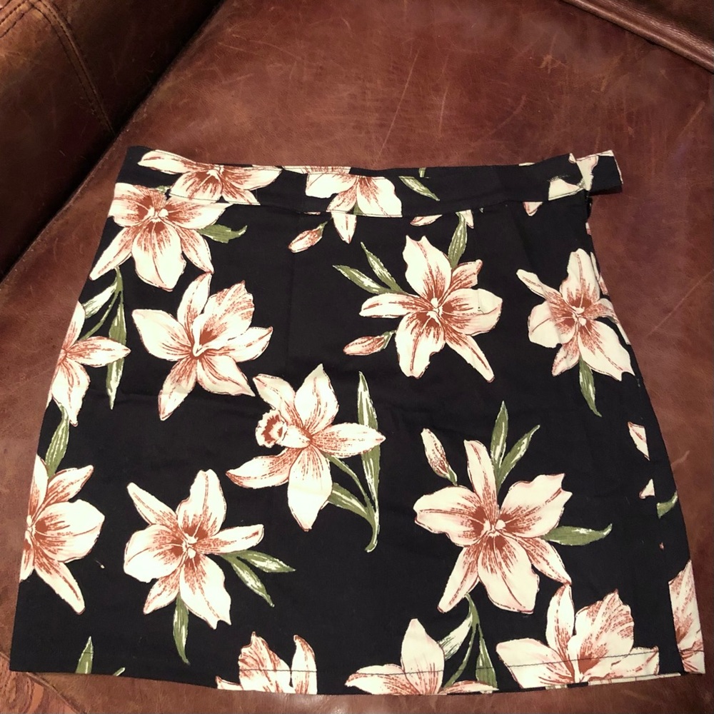 Floral Mini Skirt